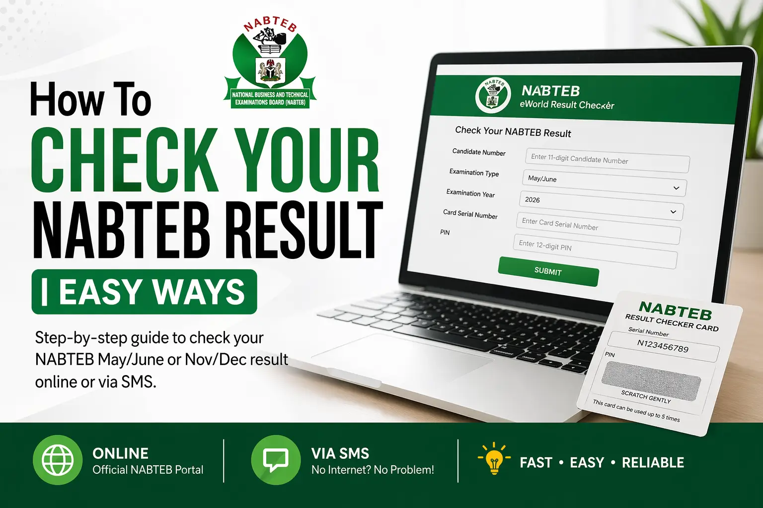 How To Check Your Nabteb Result