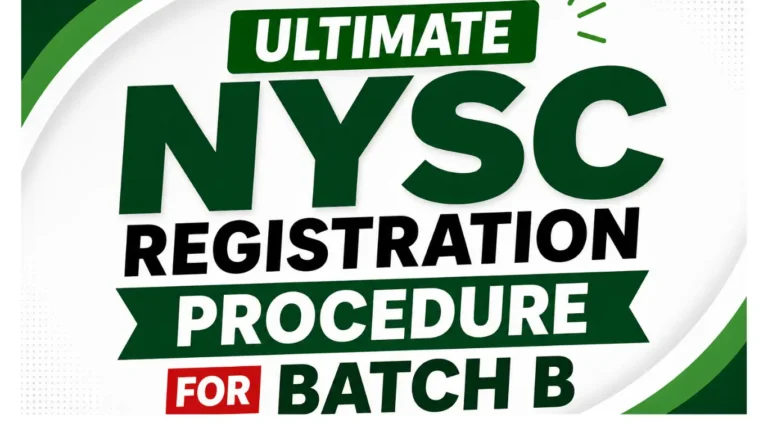 Ultimate NYSC Registration Procedure for Batch B