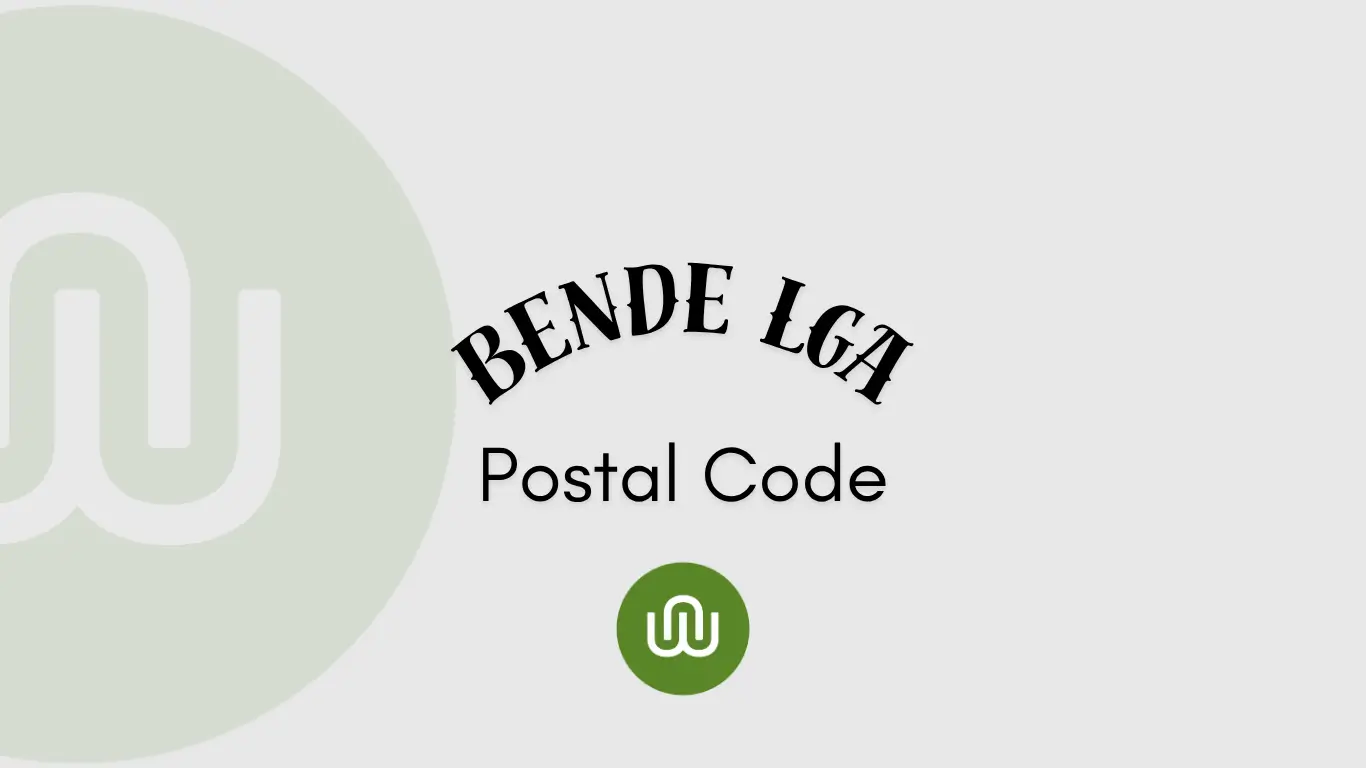 Bende LGA Postal Codes - Abia State