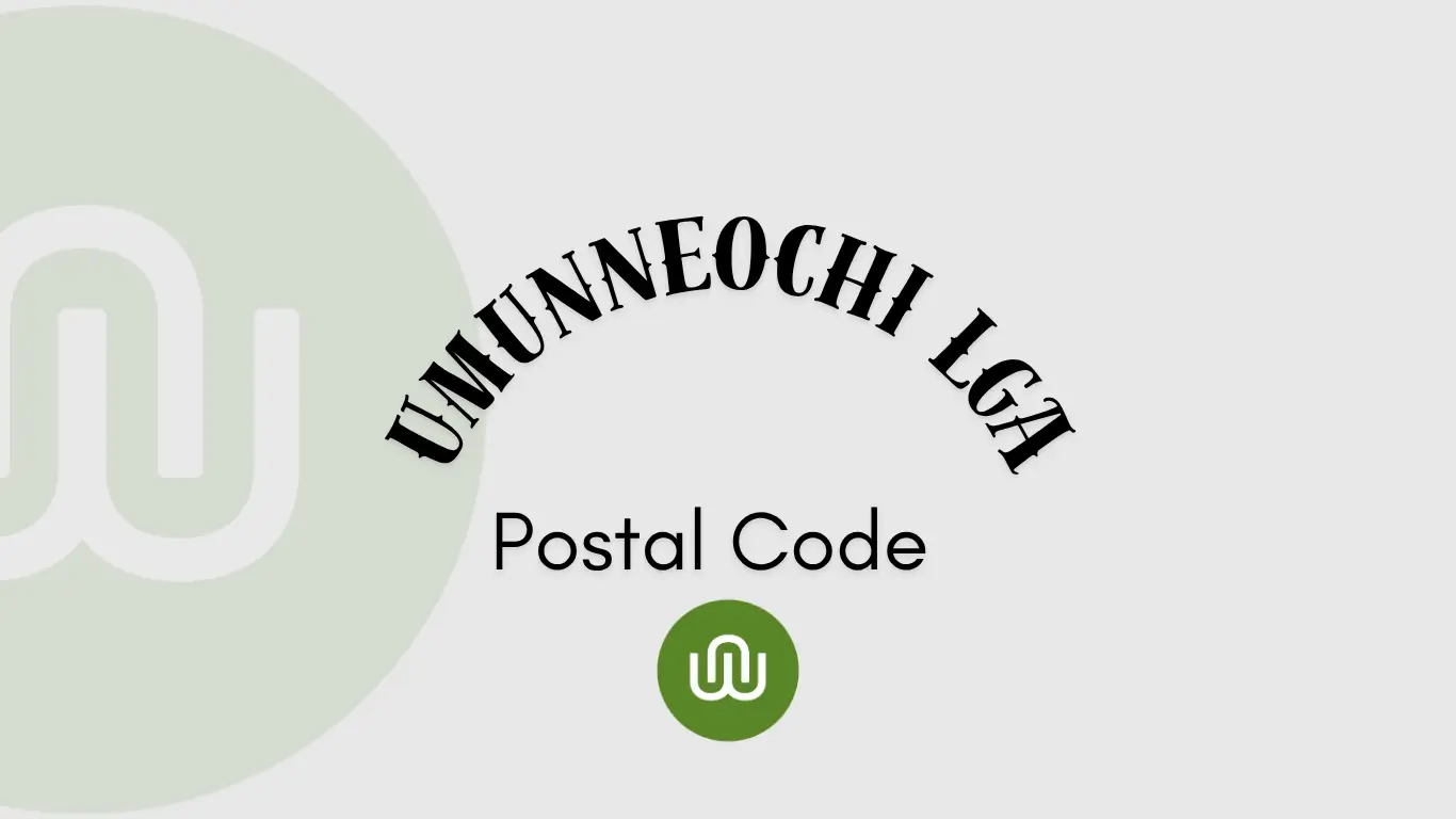 Umunneochi LGA Postal code - Abia State